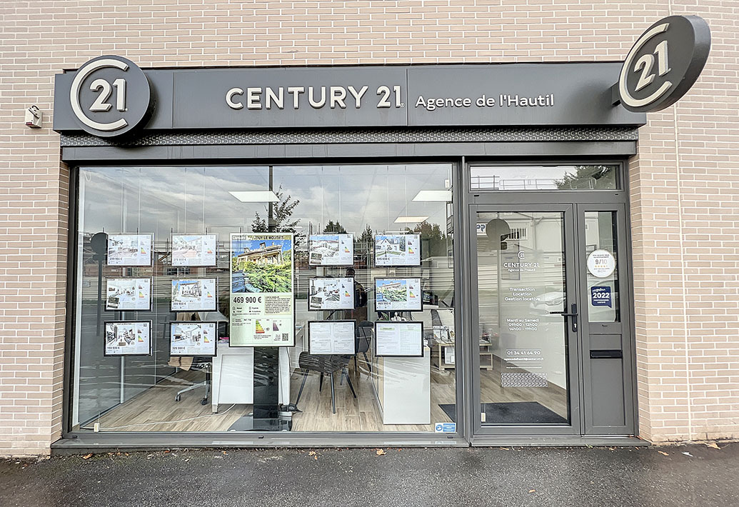 Agence immobilière CENTURY 21 Agence de l'Hautil, 95280 JOUY LE MOUTIER